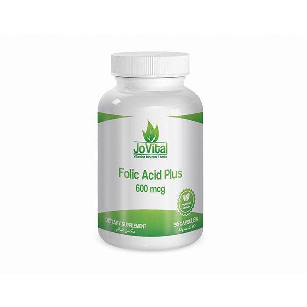 IMG_7381 جوي فيتال حمض الفوليك بلس 600 مكغ، 90 كبسولة Jovital Folic Acid Plus 600Mcg, 90 Capsule
