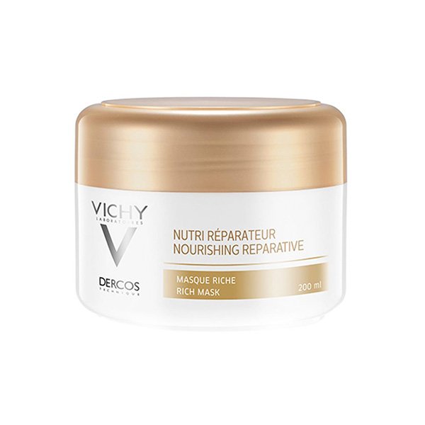 3337871323783_4 Vichy Dercos Nourishing Reparative Rich Mask 200Mlفيتشي ديركوس قناع غني مرمم ومغذي للشعر 200 مل