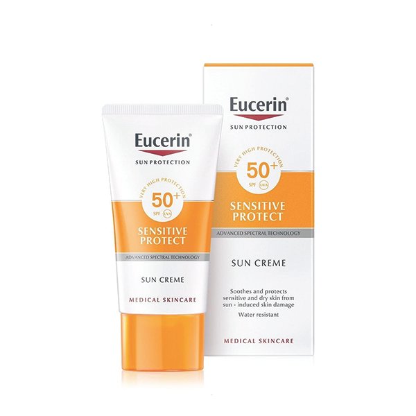 4005900485533_4 يوسيرين كريم واقي شمس للبشرة الحساسة حماية50+ Eucerin Sun Sensitive Protect Cream SPF 50+