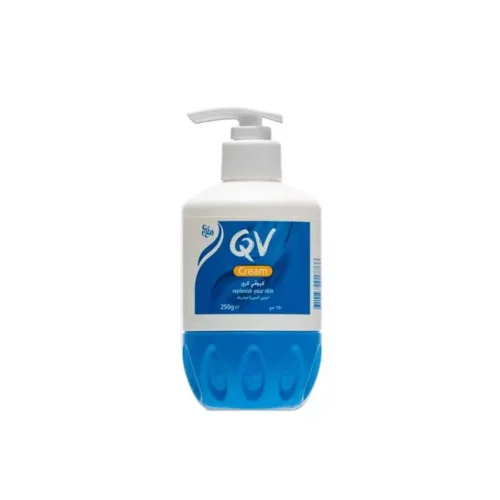 كيو في كريم لترطيب البشرة الجافة 250 جرامQV Dry Skin Moisturizing Cream Pump 250Gr