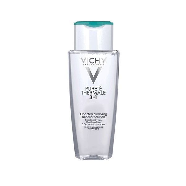 VICHY PURETE TH 3 IN 1 SOLUTION MICELLA_3 Vichy Purete Thermale 3 In 1 Micellar Solution 200Mlفيتشي بيوريت ثيرمال 3 في 1 محلول ميسيلار 200 مل