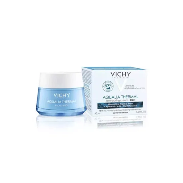 vichy_aqualia_thermal_rich_cream_50ml_5 فيتشي كريم أكواليا الحراري الغني مرطب للبشرة الجافة 50 ملVichy Aqualia Thermal Rich Cream 50Ml