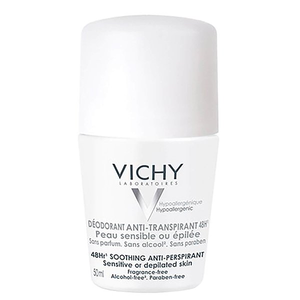 vichy_deo_sensitive_or_depl_roll_on_5 فيتشي مزيل العرق المضاد للتعرق للبشرة الحساسة 50 مل Vichy Anti Perspirant Sensitive Or Deplilated Skin Roll On Deodorant 50Ml