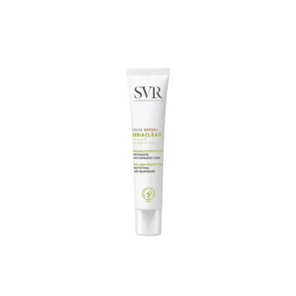 103 Svr Sebiaclear Cream Spf50+, 40Mlاس في ار سيباكلير كريم بعامل حماية 50+ ، 40 مل