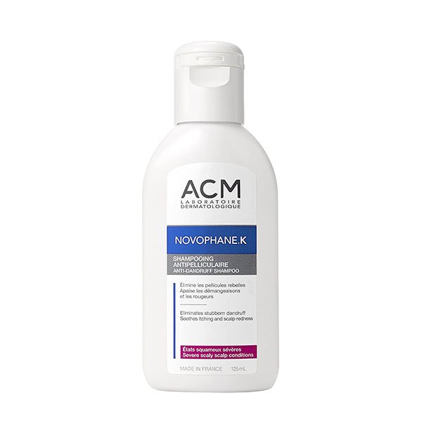 38 ACM Novophane K Anti-Dandruff Shampoo 125Ml اي سي ام نوفوفان كي شامبو مضاد للقشرة 125 مل