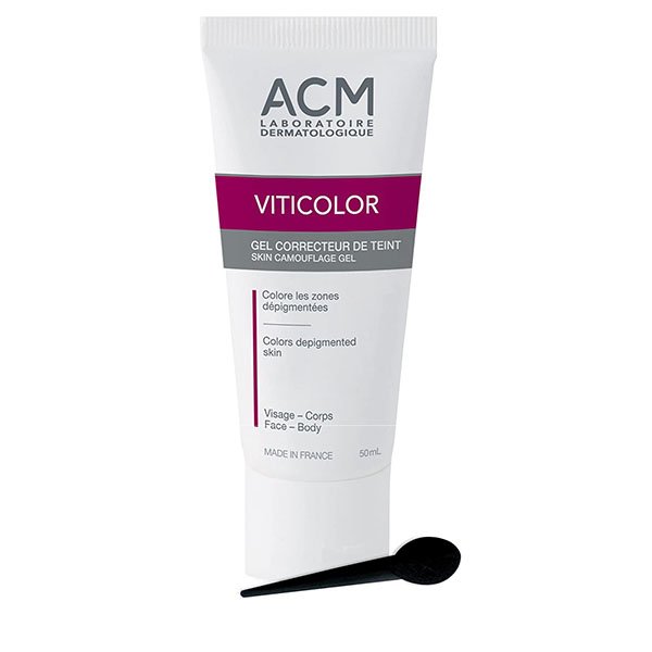 48 ACM Viticolor Anti-Pigmentation Gel 50Ml اي سي ام فيتكولور جل تصحيح لون الجسم والبشرة