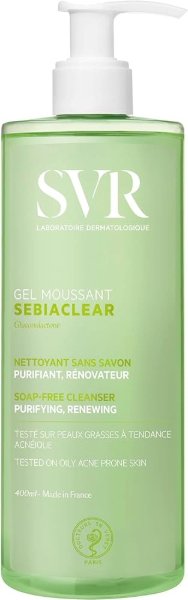 68 Svr Sebiaclear Gel Moussant 400Ml أس في أر سيبي موسانت جل تنظيف البشرة 400 مل