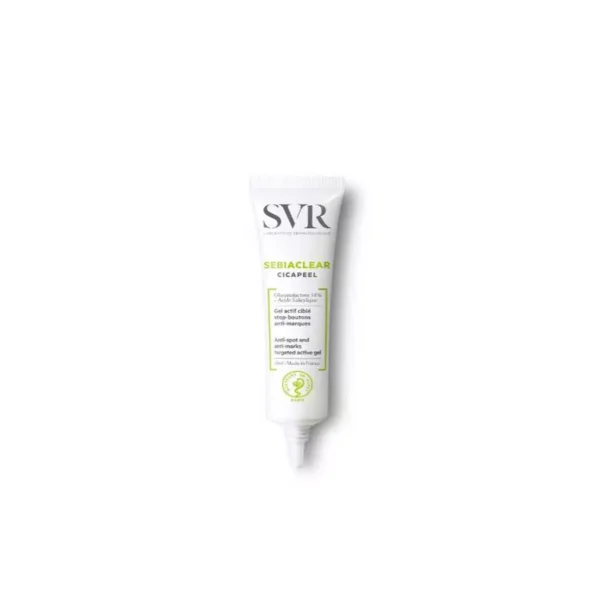 79 Svr Sebiaclear Cicapeel Invisible Spot Gel 15ML جل المعالجة الفورية للبثور والعيوب (15 مل)