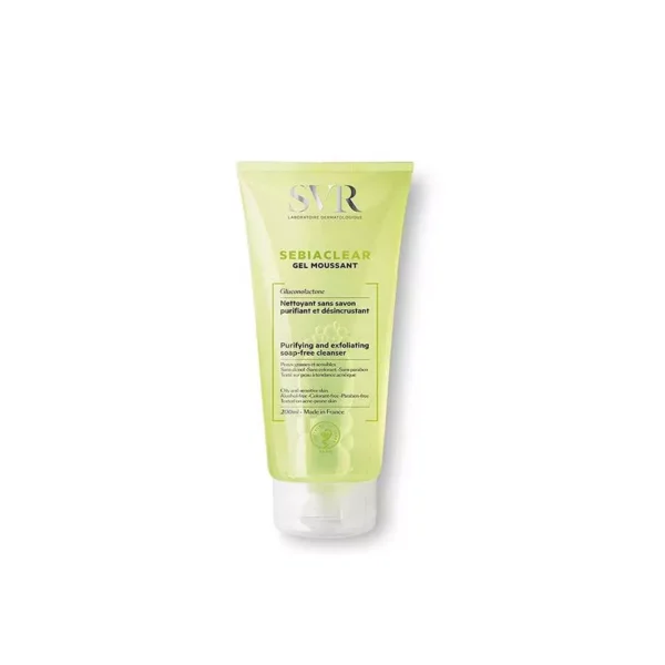 99 SVR Sebiaclear Gel Moussant 200Ml أس في أر سيبي موسانت جل تنظيف البشرة 200 مل - Copy