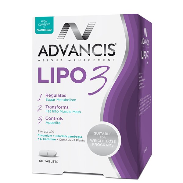 Advancis-Lipo3-(Regulates-Sugar-Metabolism)-60Tab Advancis Lipo3 (Regulates Sugar Metabolism) 60Tab أدفانسيس ليبو 3 (ينظم استقلاب السكر) 60 قرص