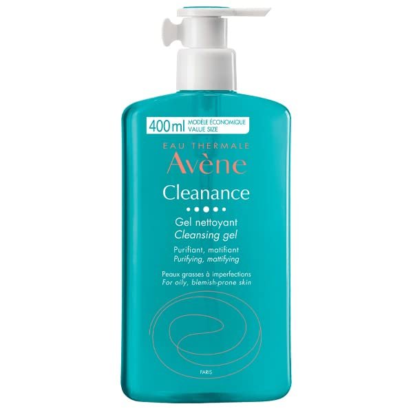 Avene Cleanance Soap Free Cleanser Gel 400 ML Pump Avene Cleanance Soap Free Cleanser Gel 400 ML Pump أفين كلينانس جل التنظيف للبشرة الدهنية 400 مل