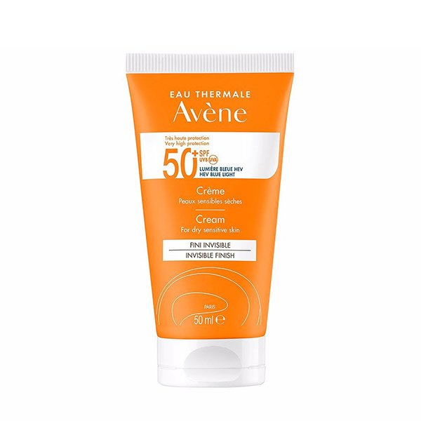Avene-Sunblock-Cream-Spf 50+,-(40Ml) Avene Sunblock Cream Spf 50+, (50Ml) أفين كريم واقي شمس للبشرة الجافة بدرجة حماية 50+