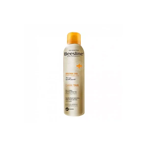 BEESLINE BROWN TAN DRY FEEL OIL 150 ML Beesline Brown Tan Dry Feel Oil - بيزلاين زيت جاف للإسمرار العميق