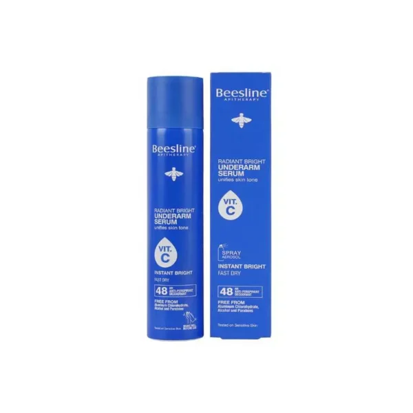 Beesline-Underarm-Vit-C-Spray-Instant-Bright-48h-150ML Beesline Underarm Vit C Spray Instant Bright 48h 150ML - بيزلاين بخاخ تحت الإبط فيتامين سي لإشراقة فورية 48 ساعة 150 مل