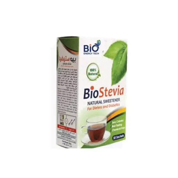 Bio-Energy-Tech-Bio-Stevia-sweetener-50-Sachets Bio Energy Tech Bio Stevia Sweetener 50 Sachets تقنية الطاقة الحيوية بيوستيفيا محلي بديل السكر