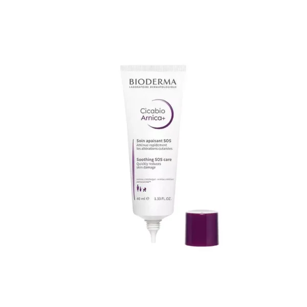 Bioderma Cicabio Arnica+ Soothing Sos Care 40Ml بيوديرما سيكابيو أرنيكا الكريم المهدئ ضد الكدمات 40 ملBioderma Cicabio Arnica+ Soothing Sos Care 40Ml