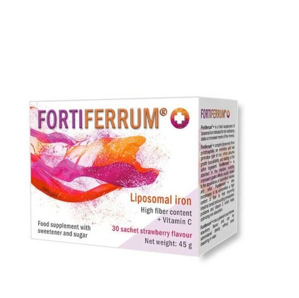 Fortiferrum-30-Sachets-e1733325963878 (1) Fortiferrum+ 30 Sachets Liposomal Iron فورتيفيروم ليبوسومال ايرون