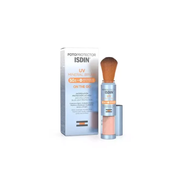 ISDIN_FOTOPROTECTOR_UV_MINERAL_BRUSH_SPF50_3 Isdin Fotoprotector Uv Mineral Brush Spf50+ - ايزدين فوتوبروتيكتر فرشاة معدن واقي شمس بحماية 50+