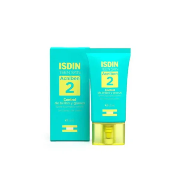 Isdin-Acniben-Shine-and-spot-control-Gel-cream-40ML Isdin Acniben Shine And Spot Control Gel Cream 40ML - إيزيدين أكنيبين جل كريم إزالة البقع واللمعة 40 مل