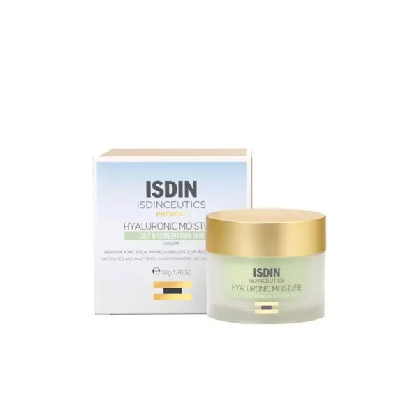 Isdin-Hyaluronic-Moisture-Oily-&-Combination-Skin-50-Gram Isdin Hyaluronic Moisture Oily & Combination Skin 50 Gram - ايسدين هيالورونيك مرطب للبشرة الدهنية والمختلطة 50 جرام