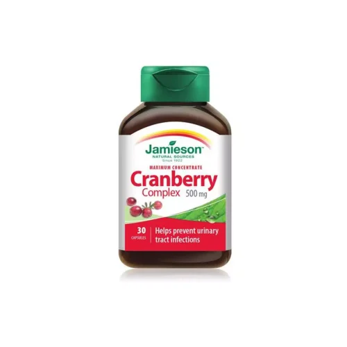 JAMIESON CRANBERRY COMPLEX 500MG 30 CAP_1 Jamieson Cranberry Complex 500Mg, 30 Capsule