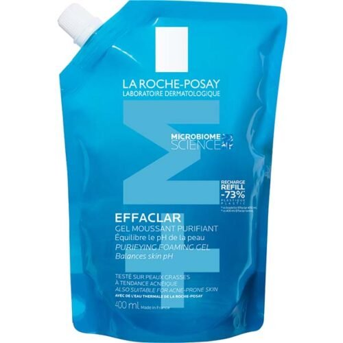 La-Roche-Posay-Effaclar-Refill-Pouch-Cleansing-Gel-400ML La Roche-Posay Effaclar Refill Pouch Cleansing Gel 400ML لاروش بوساي إيفاكلار جل تنظيف حقيبة قابلة لإعادة التعبئة 400 مل