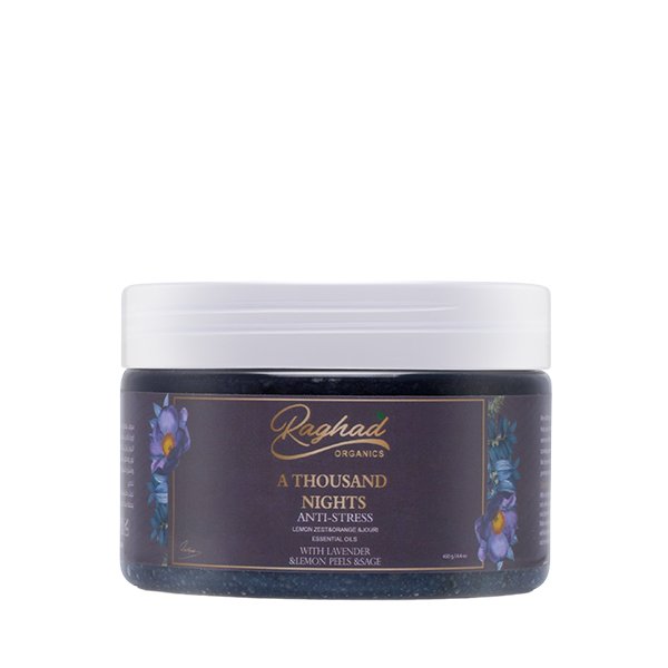 Raghad-Organics-A-Thousand-Nights-Scrub-450G Raghad Organics A Thousand Nights Scrub 450Gرغد أورجانكس مقشر الف ليلة للجسم 450 جرام