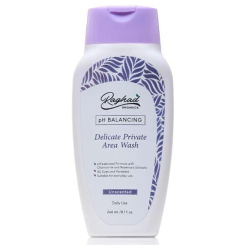 Raghad-Organics-Delicate-Private-Area-Wash-Unscented-240ML Raghad Organics Delicate Private Area Wash Unscented 240MLرغد أورجانيكس غسول للمناطق الخاصة الحساسة بدون رائحة، 240 مل