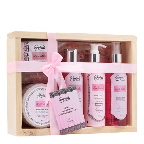Raghad-Organics-La-Dentelle-Bath-Package Raghad Organics La Dentelle Bath Packageرغد أورجانيكس لا دنتيل بكج الاستحمام