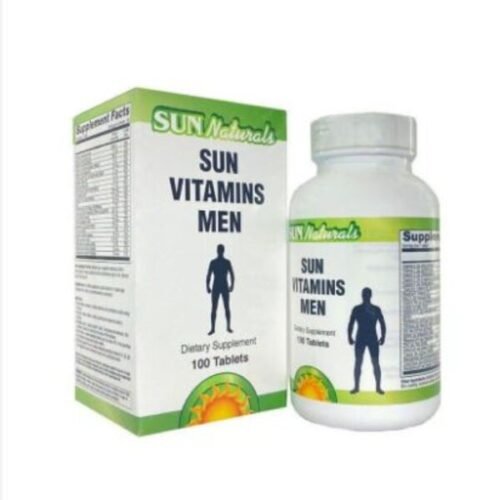 SUN-NATURALS-SUN-VITAMINS-MEN-100TAB Sun Natural Sun Vitamins Men 100 Tablet صن ناتشورال فيتامينات للرجال 100 حبة
