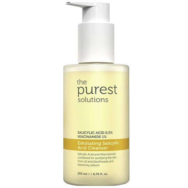 The-Purest-Solutions-Exfoliating-cleanser-200Ml The Purest Solutions Exfoliating Salicylic Cleanser 200Ml ذا بيورست سوليوشنز منظف مقشر بحمض الساليسيليك 200 مل