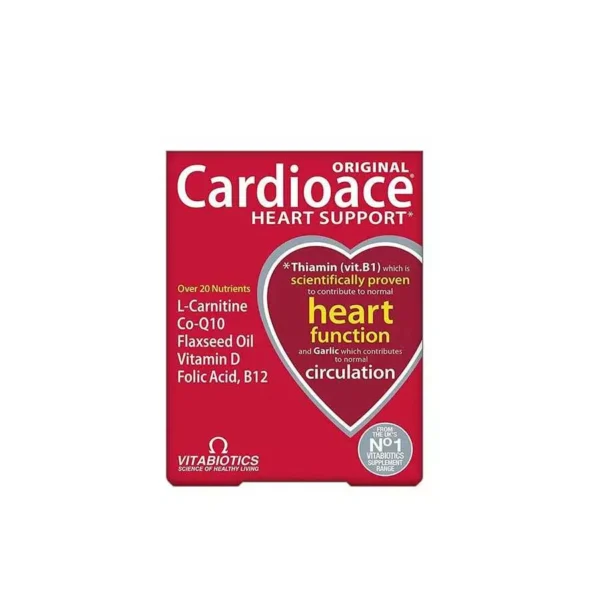 Vitabiotics-Cardioace-Heart-Support-30-Tablets Vitabiotics Cardioace Heart Support 30 Tabletsفيتابيوتيكس - كارديو ايس لدعم القلب - 30 قرصًا