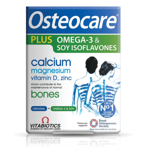 Vitabiotics-Osteocare-Plus-Omega-3-And-Soy-Isoflavones Vitabiotics Osteocare Plus Omega-3 And Soy Isoflavonesفيتابيوتيكس اوستيوكير بلس اوميجا 3 وفول الايسوفلافون 65 قرص