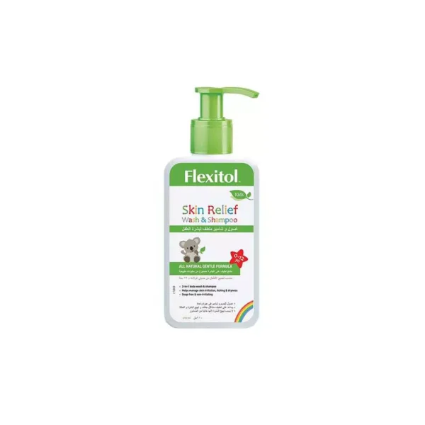 inbound1282329572694957088 Flexitol Kids Skin Relief Wash Shampoo 210Mlفليكسيتول كيدز شامبو غسول للعناية بالبشرة 210 مل
