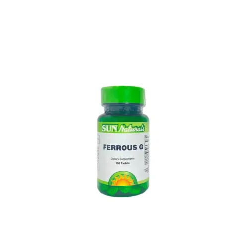 inbound2172339578609488768 Sun Naturals Ferrous G 100Tab صن ناتشورالز غلوكونات الحديدوز 100 قرص