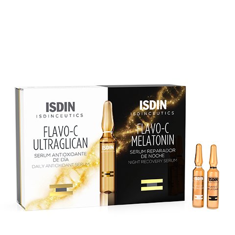 Isdin Flavo C Ultraglican With Flavo C Melatonin 10+10 Ampule