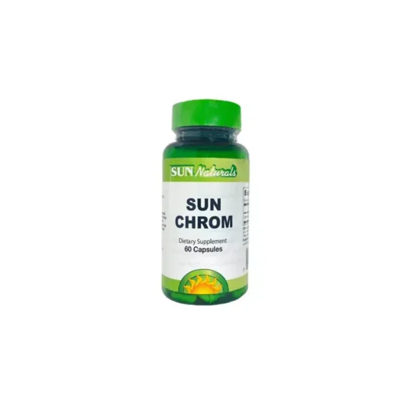 inbound4615035058421409750 Sun Naturals Sun Chrom 60 Capsule صن ناتشورالز سن كروم ينظم مستوى السكر في الدم 60 كبسولة