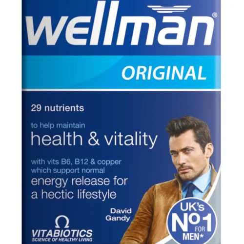 inbound7384906592704378972 Vitabiotics Wellman Health, Vitality And Energy Release 30 Capsuleفيتابيوتيكس ويلمان للصحة والحيوية وإطلاق الطاقة 30 كبسولة