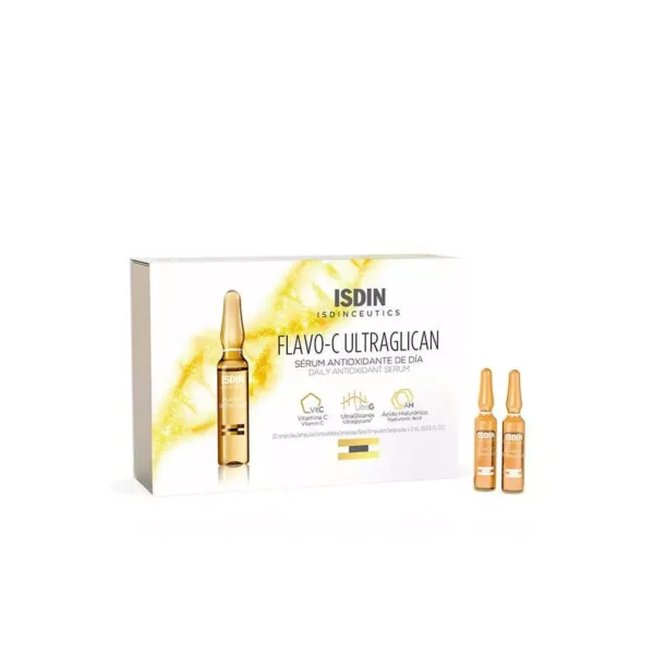 isdin vitamin c_3 Isdin Flavo C Ultraglican 10 Ampule * 2Ml - ايزدين فلافو سي ألتراجيلكان 10 أمبولات * 2 مل