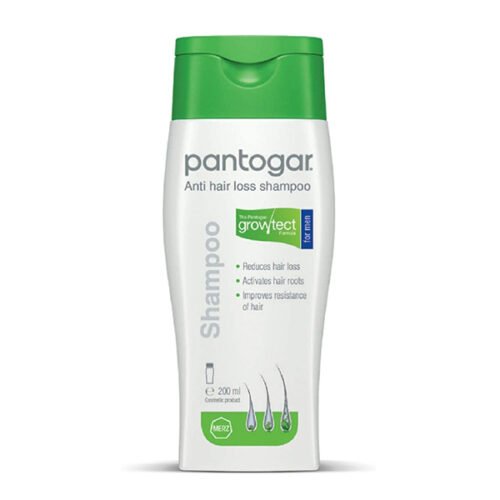 lkj[3 Pantogar Shampoo For men 200Ml بانتوجار شامبو لتحفيز نمو الشعر للرجال 200 مل