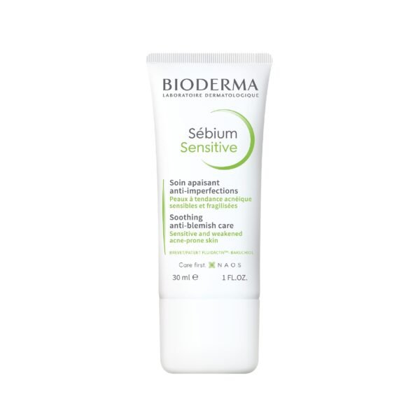 sebuim sensitive كريم بيوديرما سيبيوم للعناية بالبشرة الدهنية الحساسة 30 ملBioderma Sebium Sensitive Face Cream 30Ml