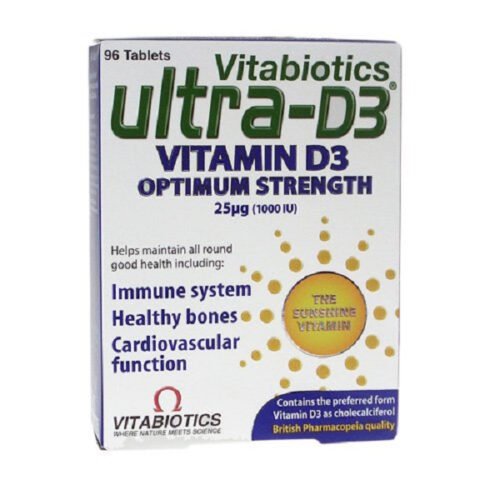 ultra_d3_25mg_96tab_5 Vitabiotics Ultra-D3 25mcg 96 Tabletفيتابيوتيكس الترا- د3, 25 ميكروغرام ، 96 قرص