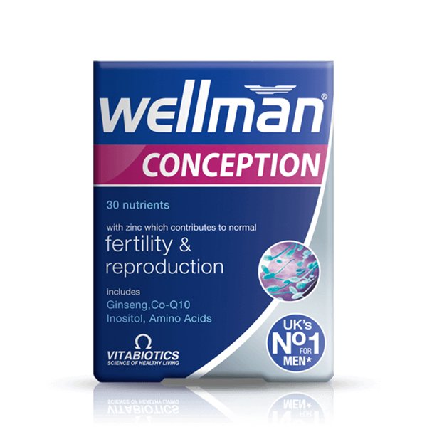 wellman_conception_30tab_5 Vitabiotics Wellman Conception Fertility And Reproduction 30 Tabletفيتابيوتيكس ويلمان كونسيبشن للخصوبة والإنجاب للرجال 30 قرص