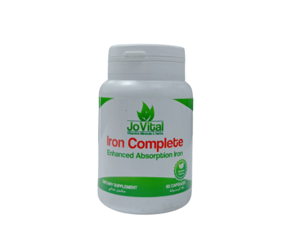 تصميم بدون عنوان (1) Jovital Iron Complete 60 Capsules | كبسولات جوفيتال آيرون كومبليت 60 كبسولة