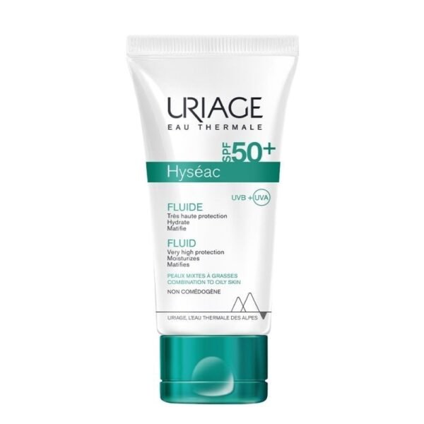 1000217269 Uriage Hyseac Fluid Spf 50+, 50Ml - يورياج هيساك سائل بعامل حماية من الشمس 50+، 50 مل