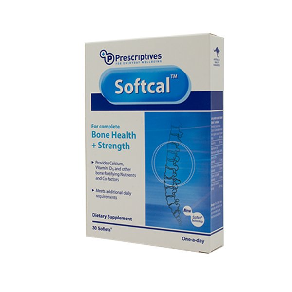 8906045631242_3 Softcal Calcium With Vitamin D3, 30 Tablet سوفت كال أقراص كالسيوم مع فيتامين د 3, 30 قرص