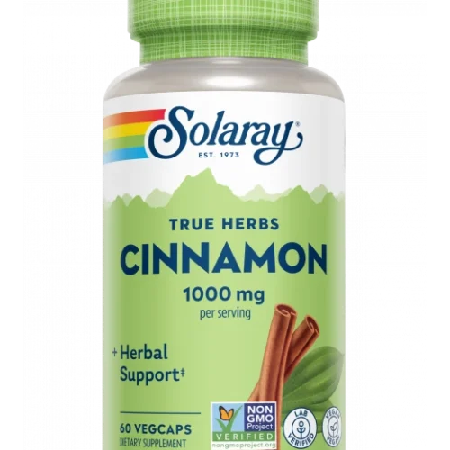 inbound1369550086684604975 Solaray, 60 VegCaps, Dietary Supplement, True herbs Cinnamon سولاراي، 60 كبسولة نباتية، مكمل غذائي، أعشاب حقيقية، قرفة