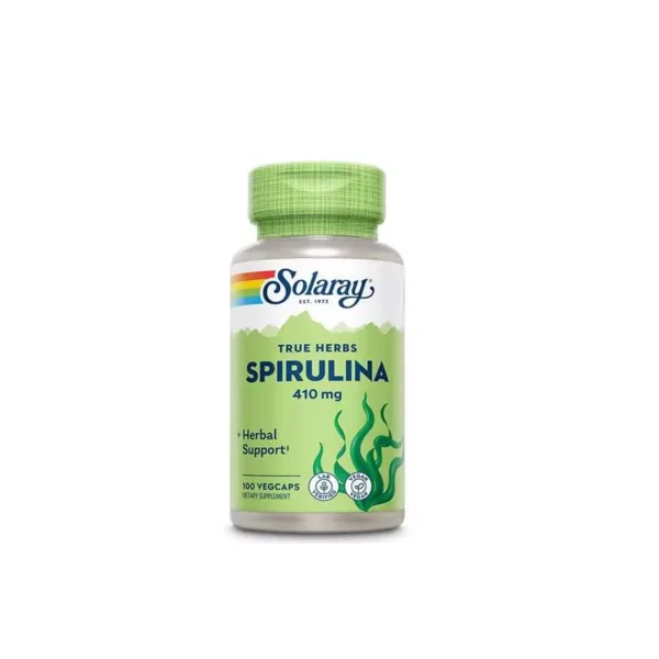 inbound3445035337768119515 Solaray Spirulina 410 Mg 100Caps سولاراي سبيرولينا 410 ملغ، 100 كبسولة