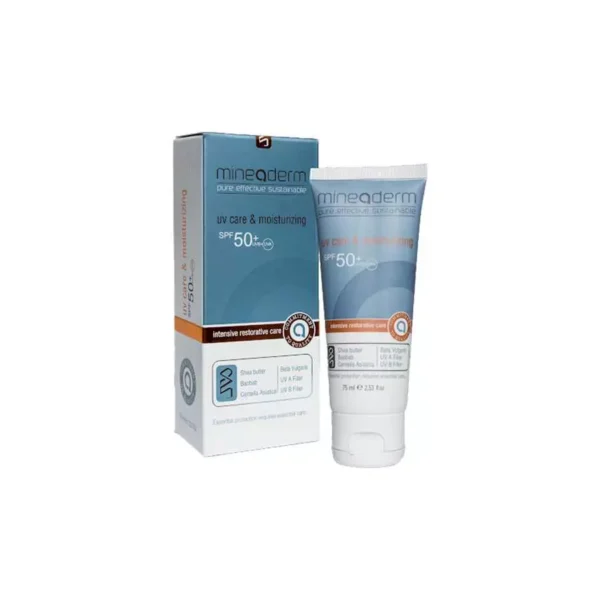 inbound4499478929192031167 Mineaderm Uv Moist Spf50+, 75Ml ميناديرم واقي شمس مرطب 50+ , 75مل