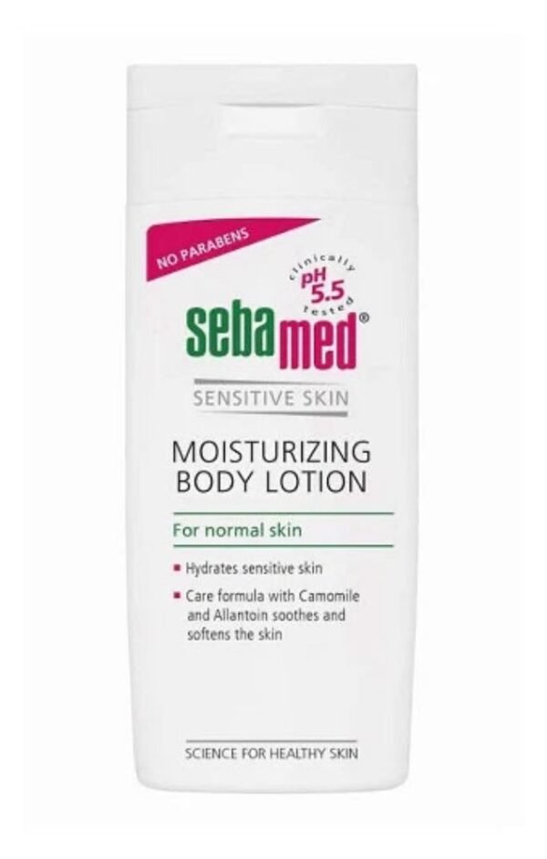 inbound6273647069350302013 Sebamed Moisturizing Body Lotion for Normal and Dry Skin 200ml لوشن سيباميد المرطب للجسم للبشرة الحساسة والعادية والدهنية 200 مل